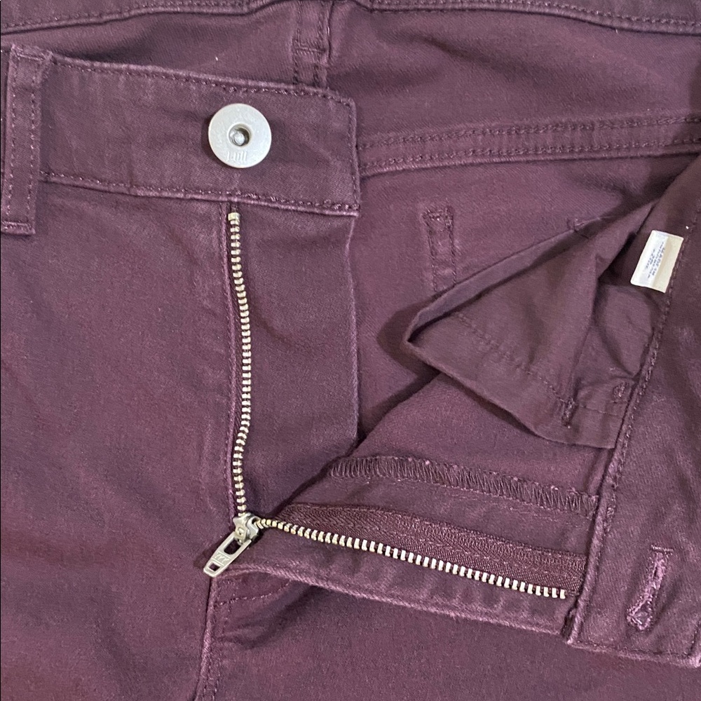 J. Jill plum purple boyfriend straight leg ankle denim - last pic to show fit - Picture 6 of 8